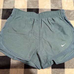 Nike Olive Green Women's Athletic Shorts